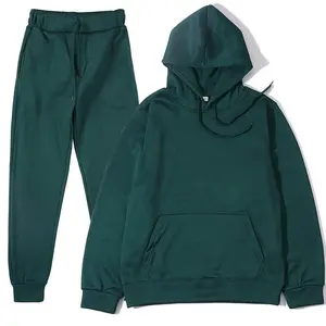 Men's autumn and winter new color solid color hoodie+pants two-piece set fashionable casual sports set size s-3XL men's sports set women's two-piece set carnival sports set plus size set women's casual set plus size set