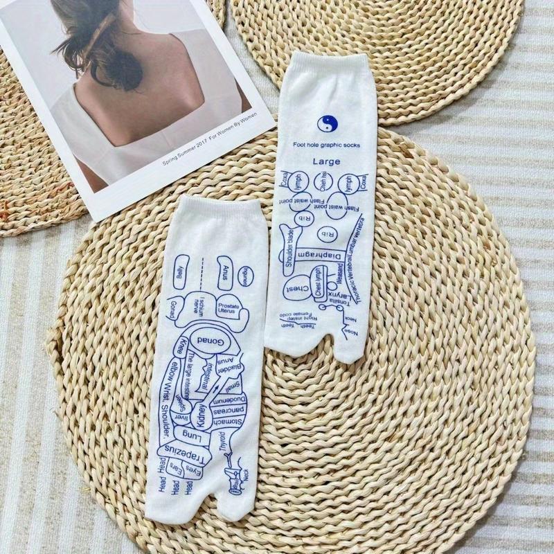 3pcs Reflexology Socks with Tools and Gloves Set, Unisex Pressure Point Socks with Reflexology Tools, Acupuncture Socks Kit for Foot Massage, Foot Massage Sock Guide