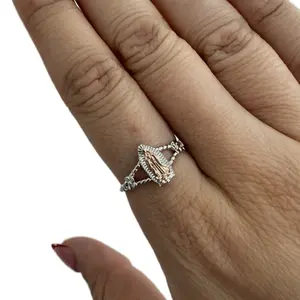 925 Silver Virgencita Ring