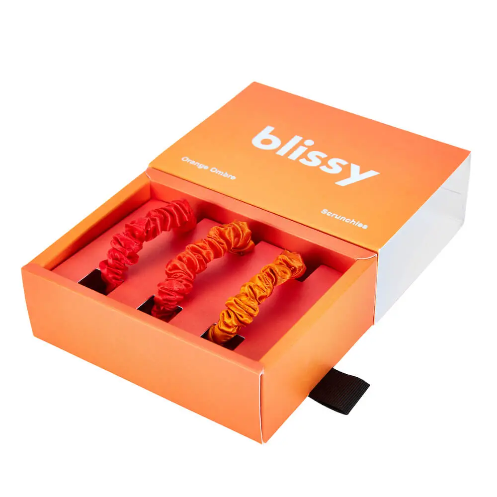 Ombre Scrunchies Skinny - Orange