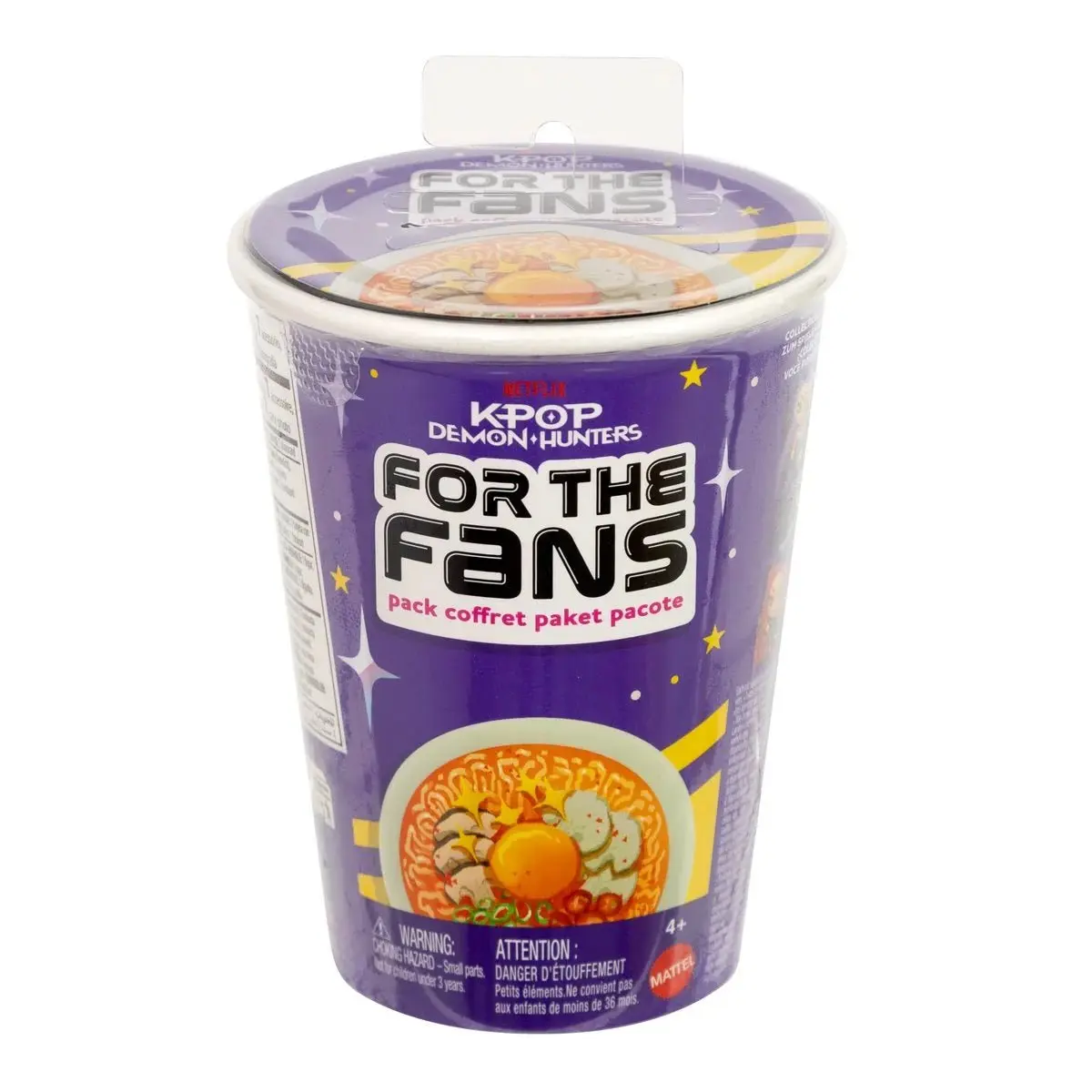 KPop Demon Hunters Ramen Cup Blind Box – Mattel Mystery Doll (HUNTRIX Variant)