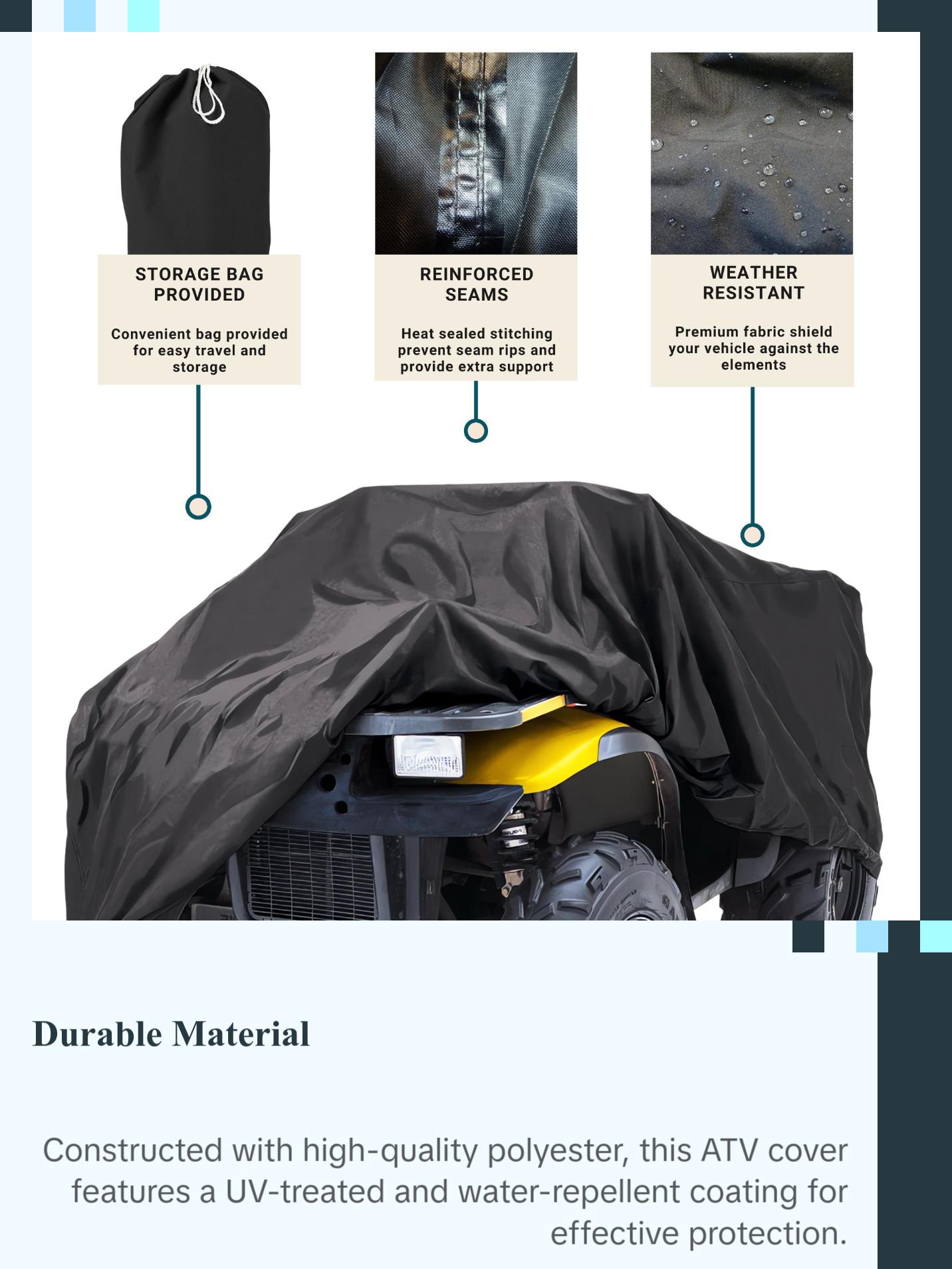 ATV Cover XXL 100"L x 47"/36"W x 48"H