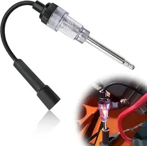 Spark Plug Tester with Indicator Lights, Spark Tester Small Engine for Check Ignition System, Universal Ignition Coil Tester Tool Accessories for Cars, Motorcycle, Lawn Mower