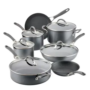 12-Piece ScratchDefense™ Nonstick Cookware Set