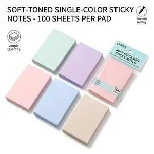 Convenient Sticky Notes for Students, Office Supplies, Hand-Tearable Adhesive Notes, Essential Stationery Items, Easy-To-Use Memo Pads