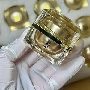 Metallic Gel (Essence gold) Nail Art