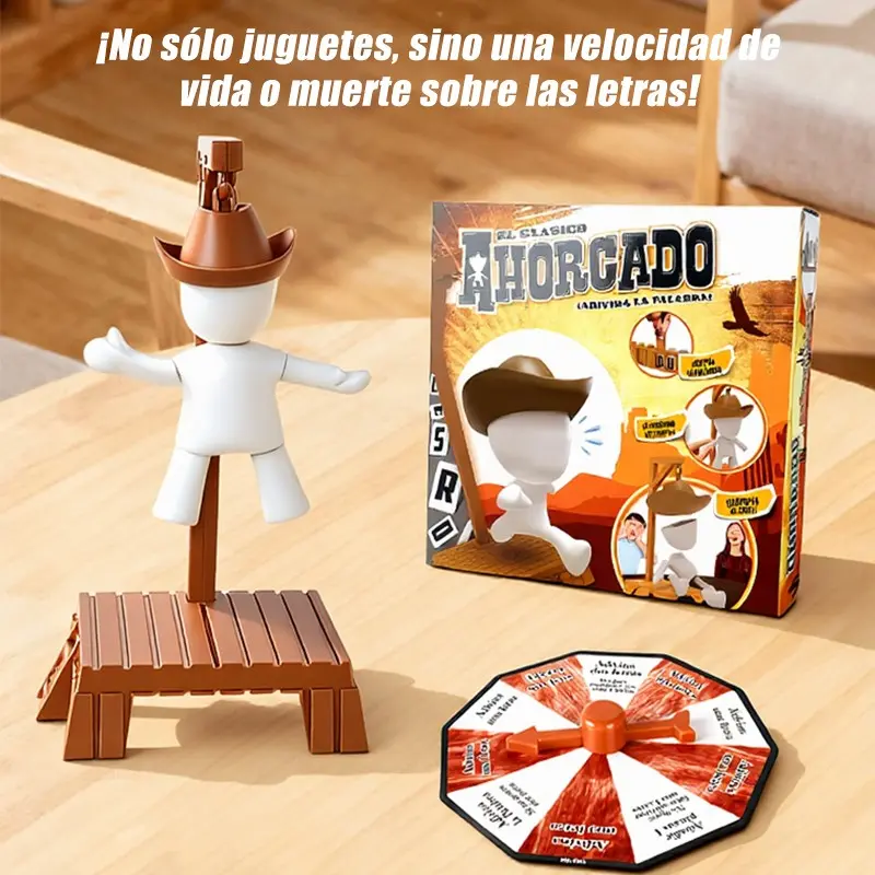 Western Cowboy Hangman Board Game, Magnetic Hangman Game Toy, English Word Game, Parent-Child Interactive Game, Kid Board Games, Family Fun Game, Fun Tabletop Game, Party Table Game, Board Games for Family Night, Two Versions Available, Great Gift