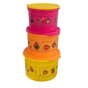 colorful heart container