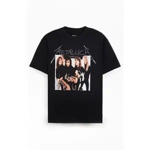 PacSun Men's Metallica Group T-Shirt - Multicolor