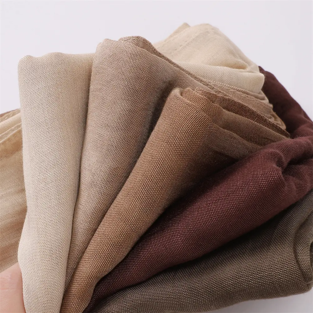 Modest Instant Herringbone Hijab MH064 - Breathable Cotton-Linen Square Hijab for Modest Fashion, Modest Instant Hijab