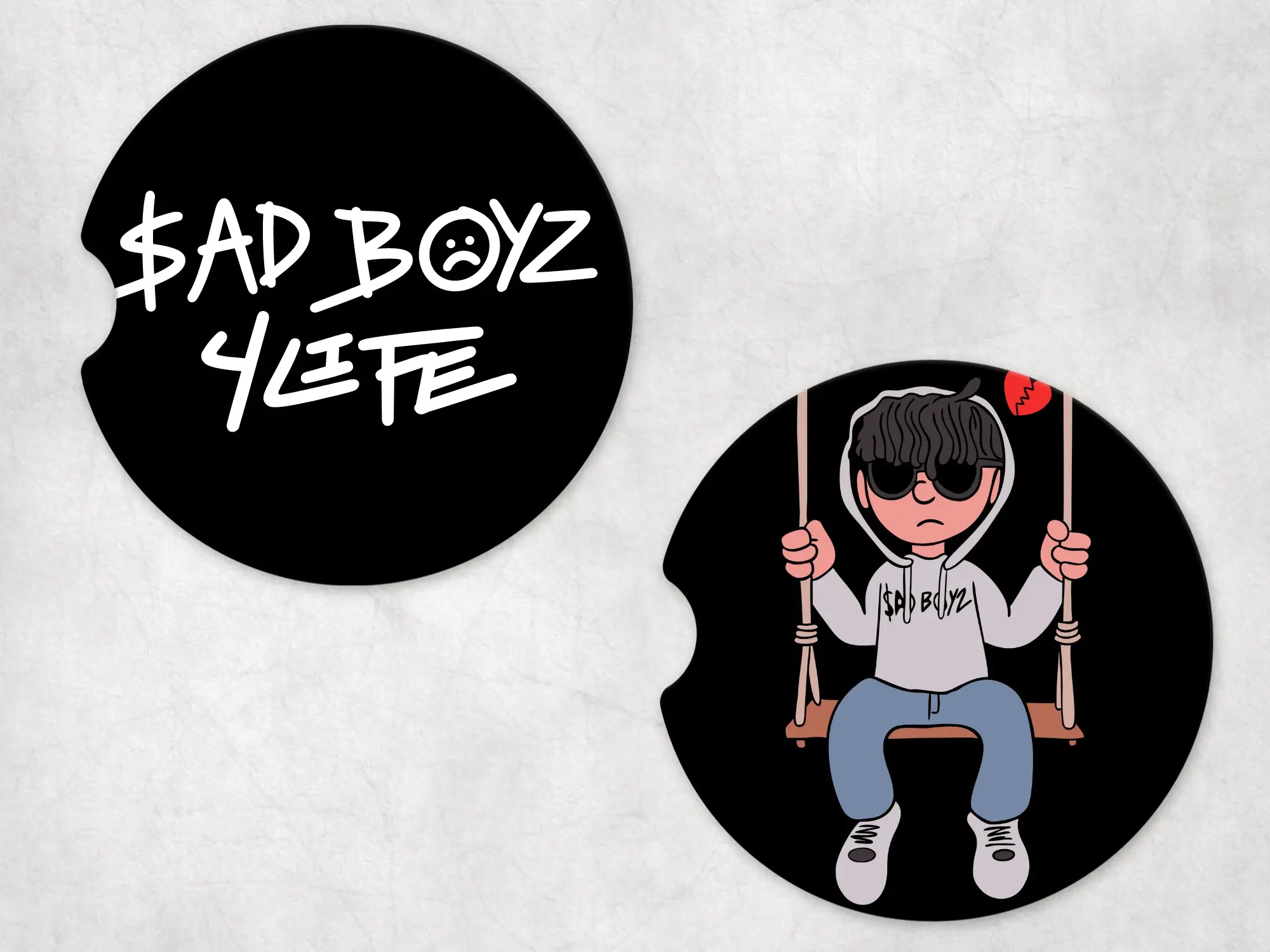 Sad Boyz Car Coasters
