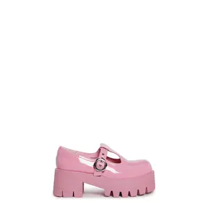 Playful Prelude Platform Mary Janes - Pink