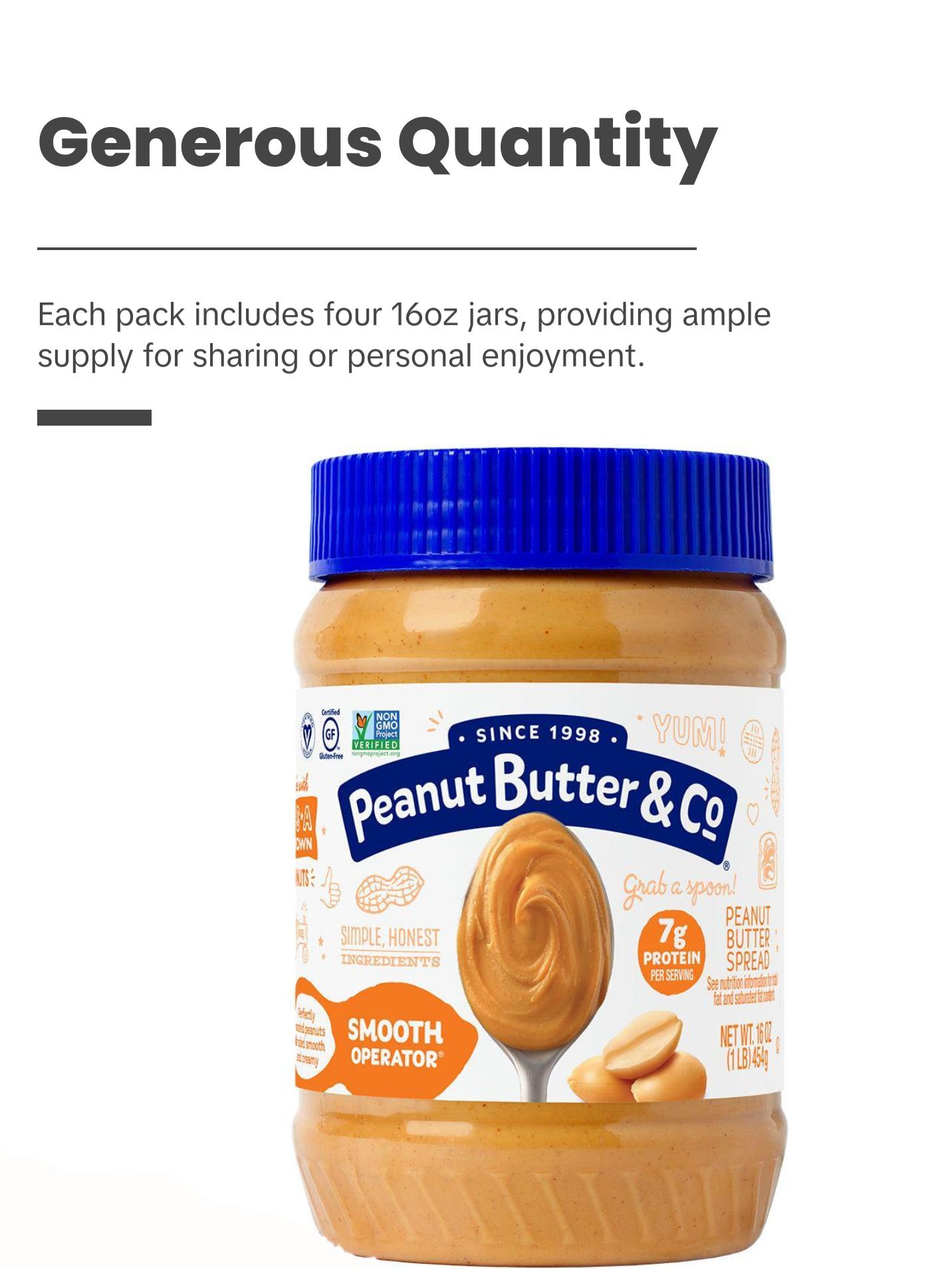 Peanut Butter & Co Four Favorites - 4-Pack Spreads