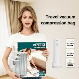 Travel Compression Storage Bags Vacuum Suitcase Dedicated Pumping Clothes Down Jacket Portable Sealed Compression Bags