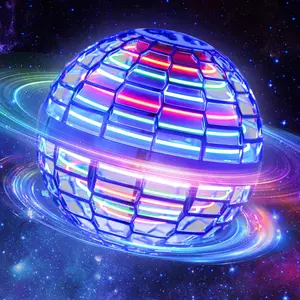 2025Flying Orb Ball Toys Hover Boomerang Spinner Fly Ball Toys for Boys Girls Soaring Hand Controlled Mini Drone Cosmic Globe Spinning Birthday Present