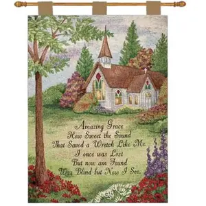 Manual Woodworkers & Weavers  26 x 36 in. Amazing Grace Wall Hanging Tapestry