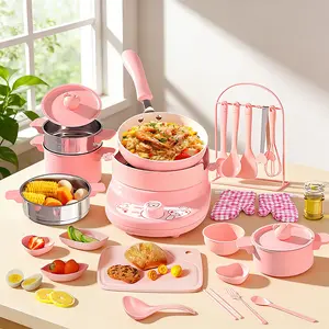 Real Kids Cooking Set, Montessori Safe Kitchen Tools for Beginners