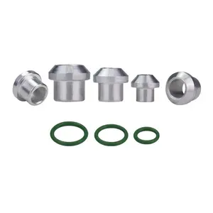 AC #6 #8 #10 O-Ring to Flare Fitting Conversion Adapter Set Compressor Drier Condenser Converting Fitting