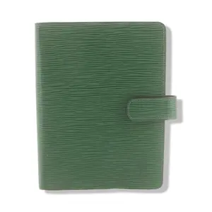Pre-owned Louis Vuitton Epi Leather Small Leather Goods Green Medium Ring Agenda LV1959
