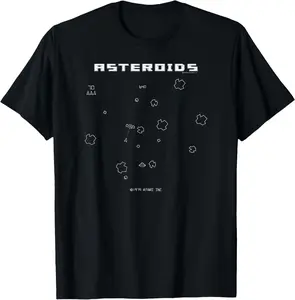 ATARI Asteroids 8 Bit Interface T-Shirt