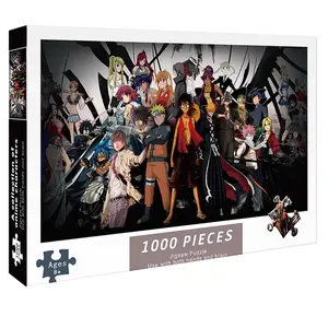 1000 piece puzzle Collection of anime characters - Toys that develop thinking and gifts for children