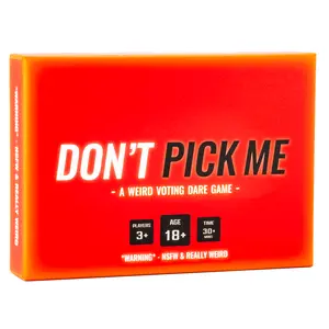 Don't Pick Me - Weird Voting Dare Party Card Game for Adults - 400 Hilarious Questions & Challenges for Parties, Game Night, College, Pregames