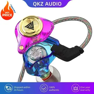 Hot QKZ AK3 Portable Wired In-Ear Earphone, Wired Headphones With Mic, HiFi Subwoofer Noise Cancelling Wired Earphones for Game Sports, 3D Stereo Sound Headphones For Gym& Sports & Game, Headphones8D Audio, Electronic Audio Earbud