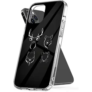 Phone Case Marauders Shockproof Aesthetic Cover Funny Transparent Compatible with iPhone SE 7 8 X XR 11 12 13 14 15 16 Plus Mini Pro Max Samsung Galaxy Note S9 S10 S20 S21 Ultra Plus Smartphone Protective