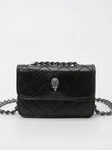 Women's Mini Chain Crossbody Bag, Plain PU Material, Casual Style, All-Season Fashion Accessory, Trendy Light Luxury Design