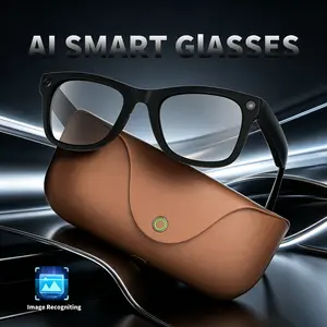 8MP HD Wearable Smart Glasses Camera - Bluetooth Eyewear with AI Translation, Video Recording, Wireless Calling, Music Playback, Voice Assistant, Portable Sports Use