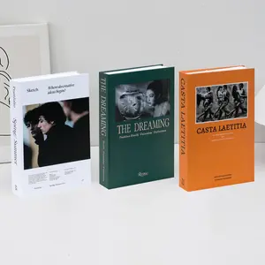 Simulation Book, 3 Counts/set Faux Books for Decoration, Simple Coffee Table Decoration, Fake Book Model, Stackable Photo Props, Collectible Room Decor