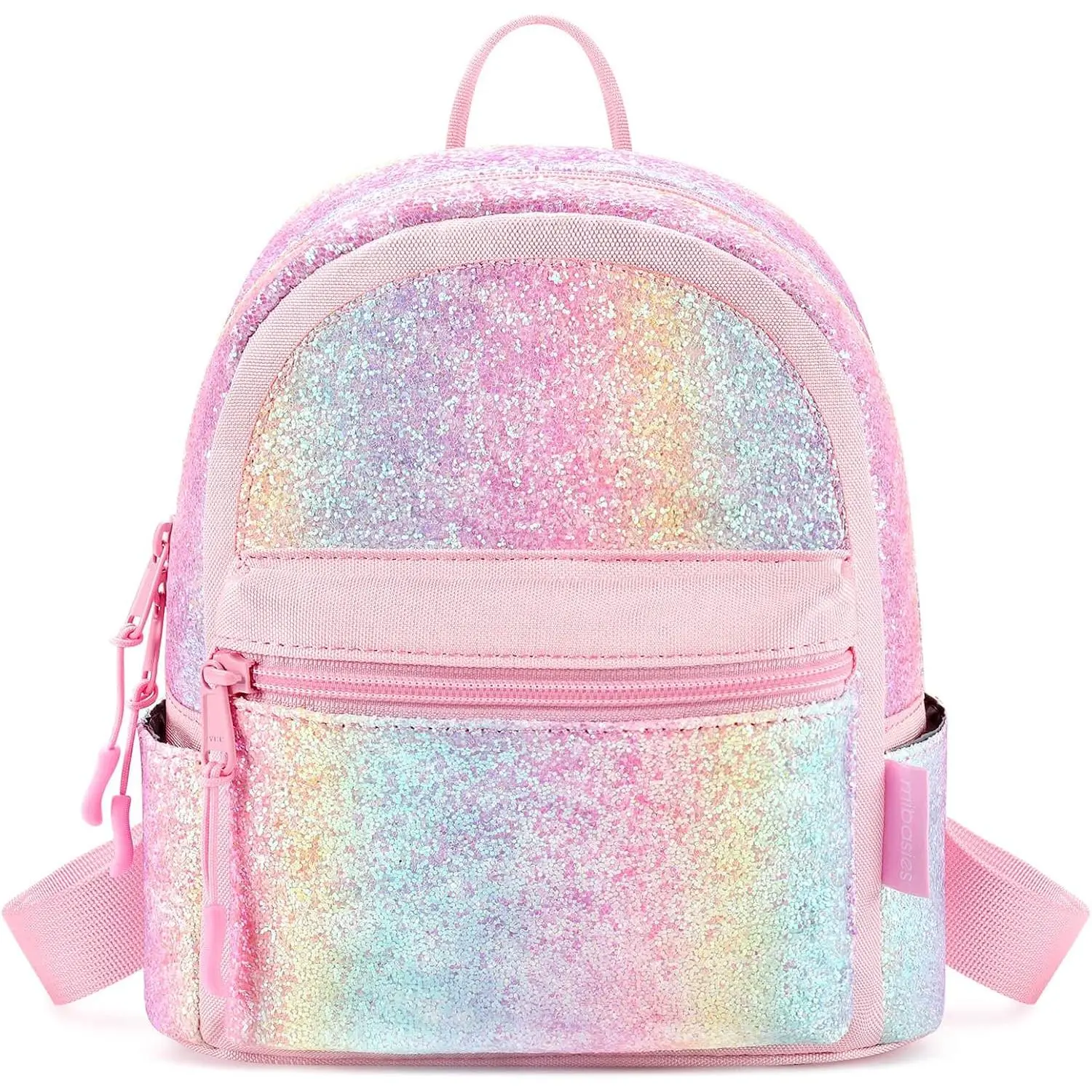 X-CBP53  Mini Backpack for Girls Kids Rainbow Purse Dance Bag for Girls Gifts age 2 3 4 5 6 7 8 yrs