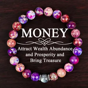 Multi-Color Wealth Attraction Bracelet - Crystal Jewelry for Abundance & Prosperity