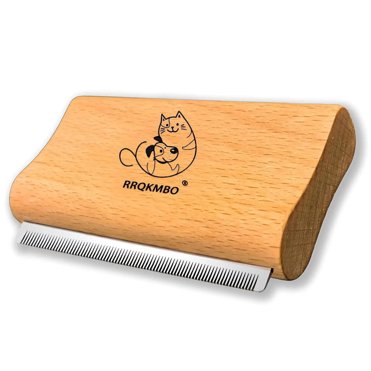 Premium Deshedding Dog Brush,Pet Deshedding Brush,Professional Cat Deshedding Brush for Grooming,Wooden Pet Grooming Combs for Short and Long Hair,Deshedder Shedding Tool. RRQKMBO