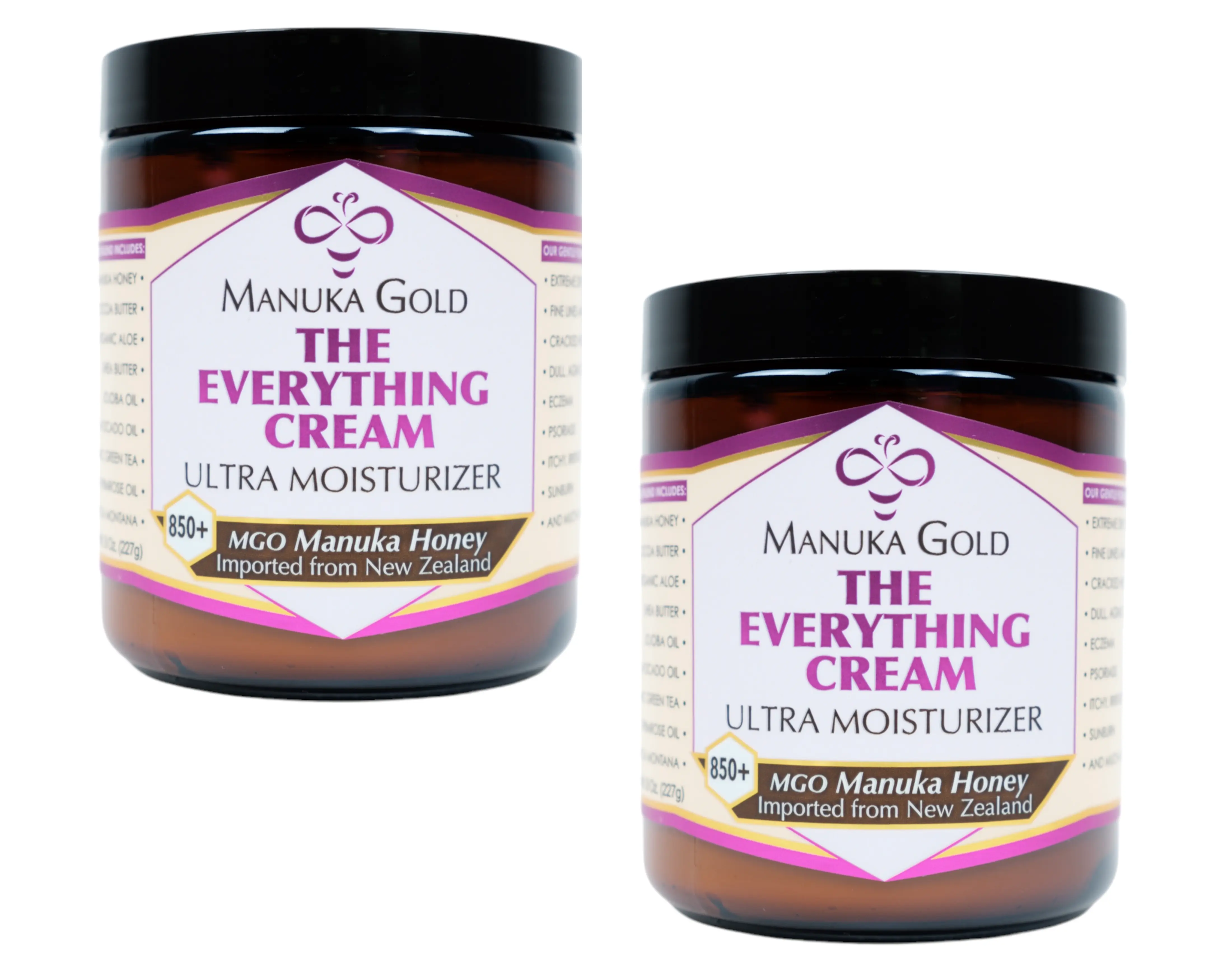 Manuka Gold The Everything Cream (2 Pack) - Hydrating Moisturizing, Radiant Skin, Organic Shea & Comfort