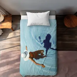 Begin Home Decor C1DCTXLWIJVEV4 On Vacation Exotic Figurative Twin Size Extra Long Duvet Cover - Home Decor