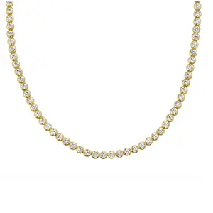 Serena Tennis Necklace 316L Stainless Waterproof