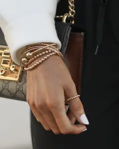 THE BEADED RING - GOLD