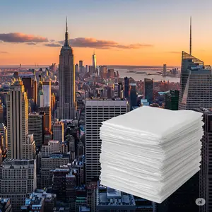 Clear Trash Bags, 55 Gallon, 1.5 Mil Thickness, 100 Count