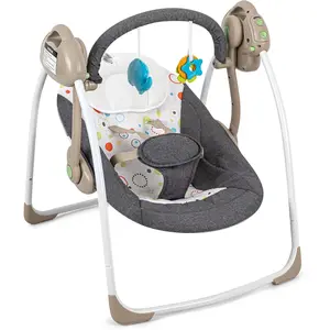 Baby Electric Swing,Soothing Portable Swing with Intelligent Music Vibration Box,Comfort Swing for Infant Load Resistance: 6-25 lb, Applicable Object: 0-9 Months for Infants.