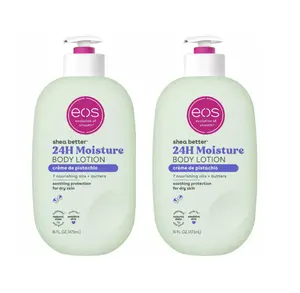 eos Shea Better 24H Moisture Body Lotion - Crème de Pistachio - 16 fl oz (2 PACK)