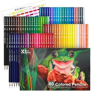 80 Colored Pencils – Professional Color Pencils for Adult Coloring Books,Coloring Pencils with Oil-Based Cores,Soft Core, Art Supplies Gift for Beginners & Adults