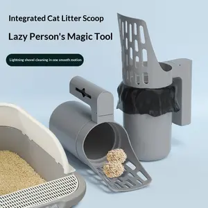 1PC New Cat Litter Scraper Automatic Scraper Cat Toilet Pick up Pet Cleaning Products Cat Litter Scraper