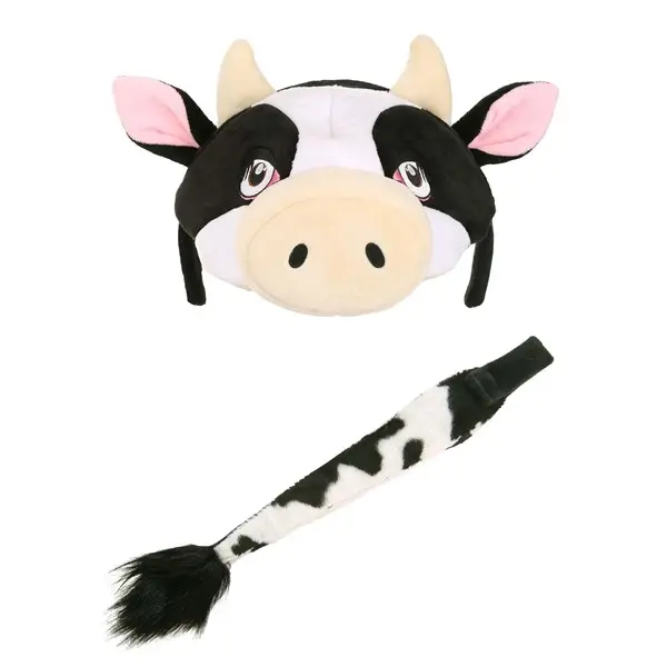 Cow Plush Headband & Tail Kit