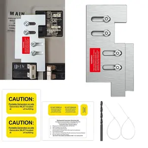 Generator Interlock Kit Compatible with  or Cutler Hammer Vertical Throw CH Series CH5 150 or 200 amp, 2 1/4" Spacing Between Main and N Breaker