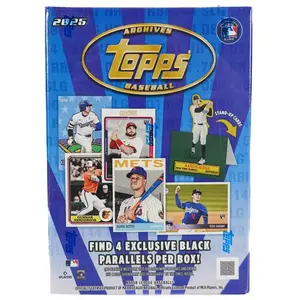 2025 Topps Archives Baseball Blaster Box (7 Packs Per Box, 8 Cards Per Pack)