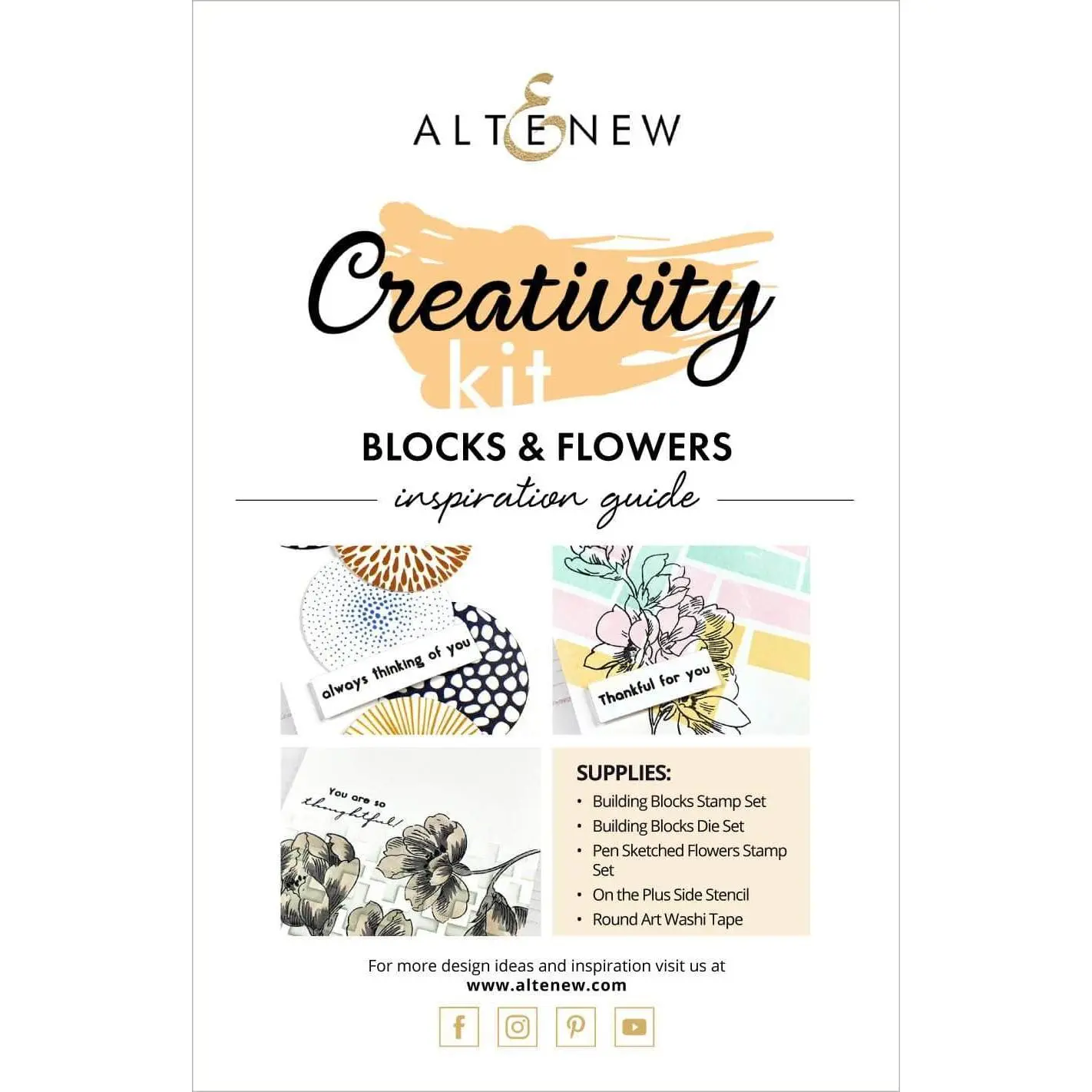 Blocks & Flowers Creativity Cardmaking Kit Inspiration Guide