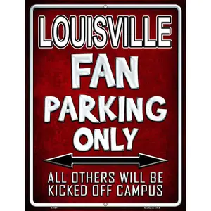 Louisville Metal Novelty Parking Sign