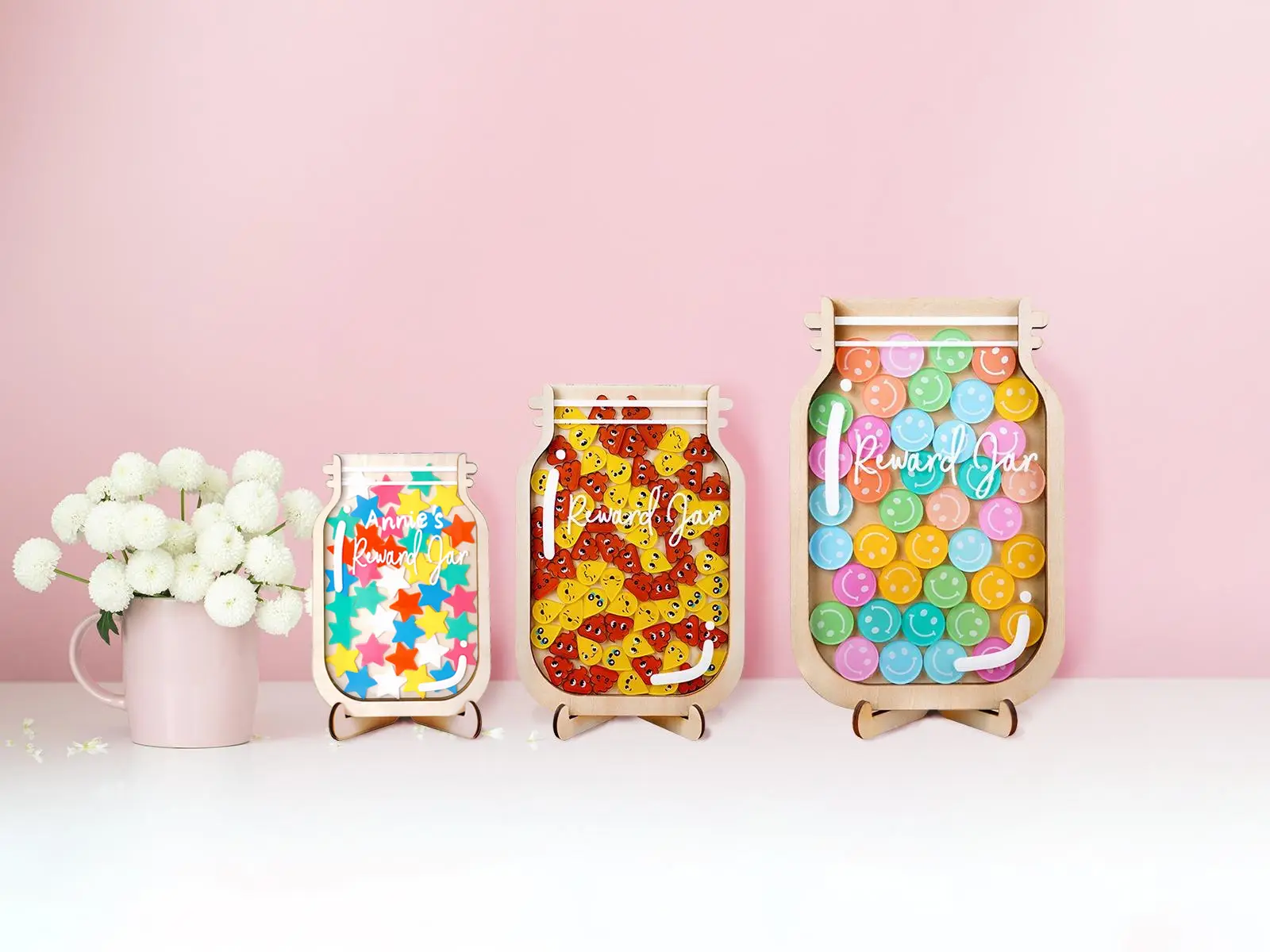 Reward Jar for Kids Good Classroom Behavior, Classroom Reward Chart, Personalized Teacher Gift, Back to school Gift, Reward Jar for Potty Training