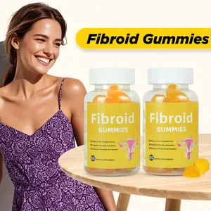 Fibroids Gummies for Women Ovarian Cysts, Pack of 2 Fibroids Gummies Help to Get Pregnant Fast, Natural Orange Flavor Womb Gummy to Warm Uterus, Vegan Vitamins Gummy